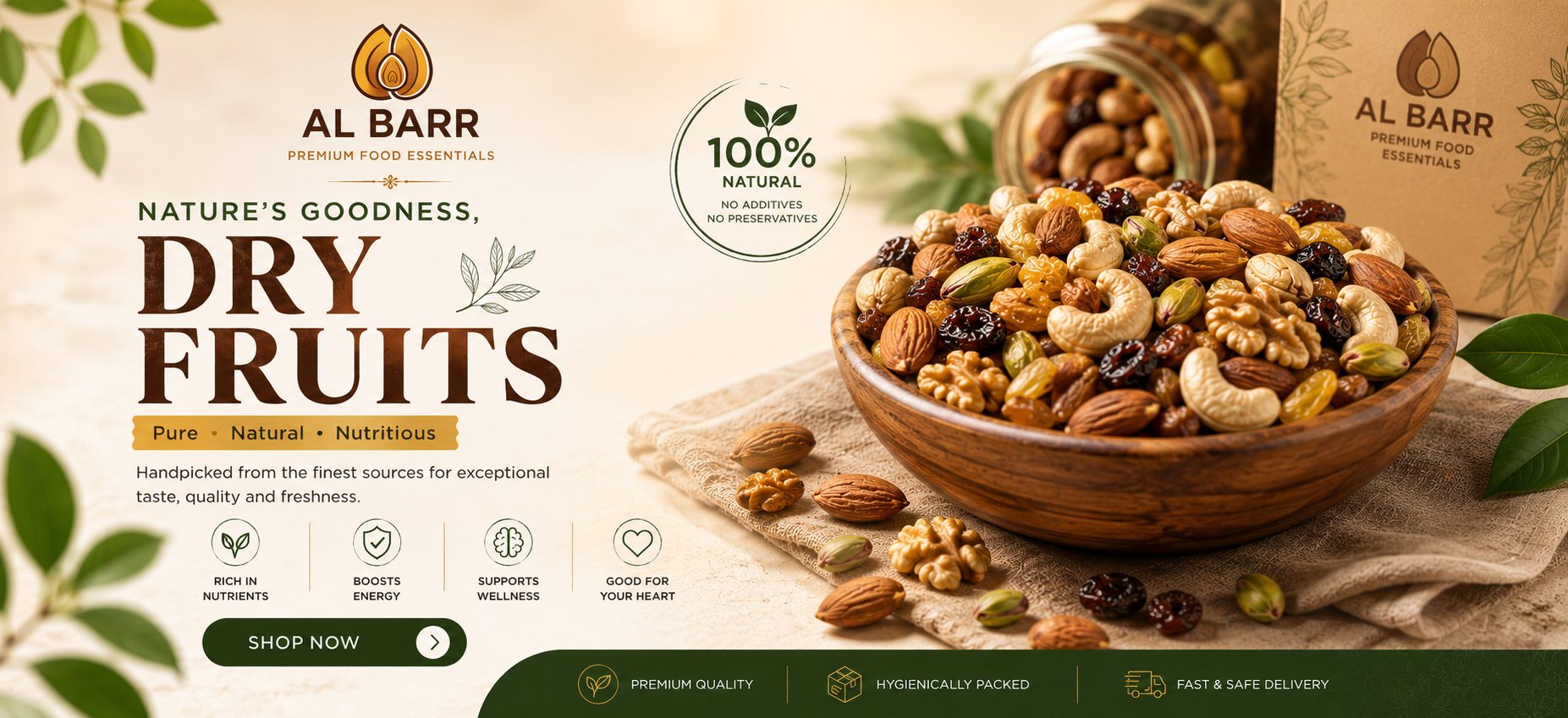 Premium Kashmiri Dry Fruits - 100% Organic & Hand-picked