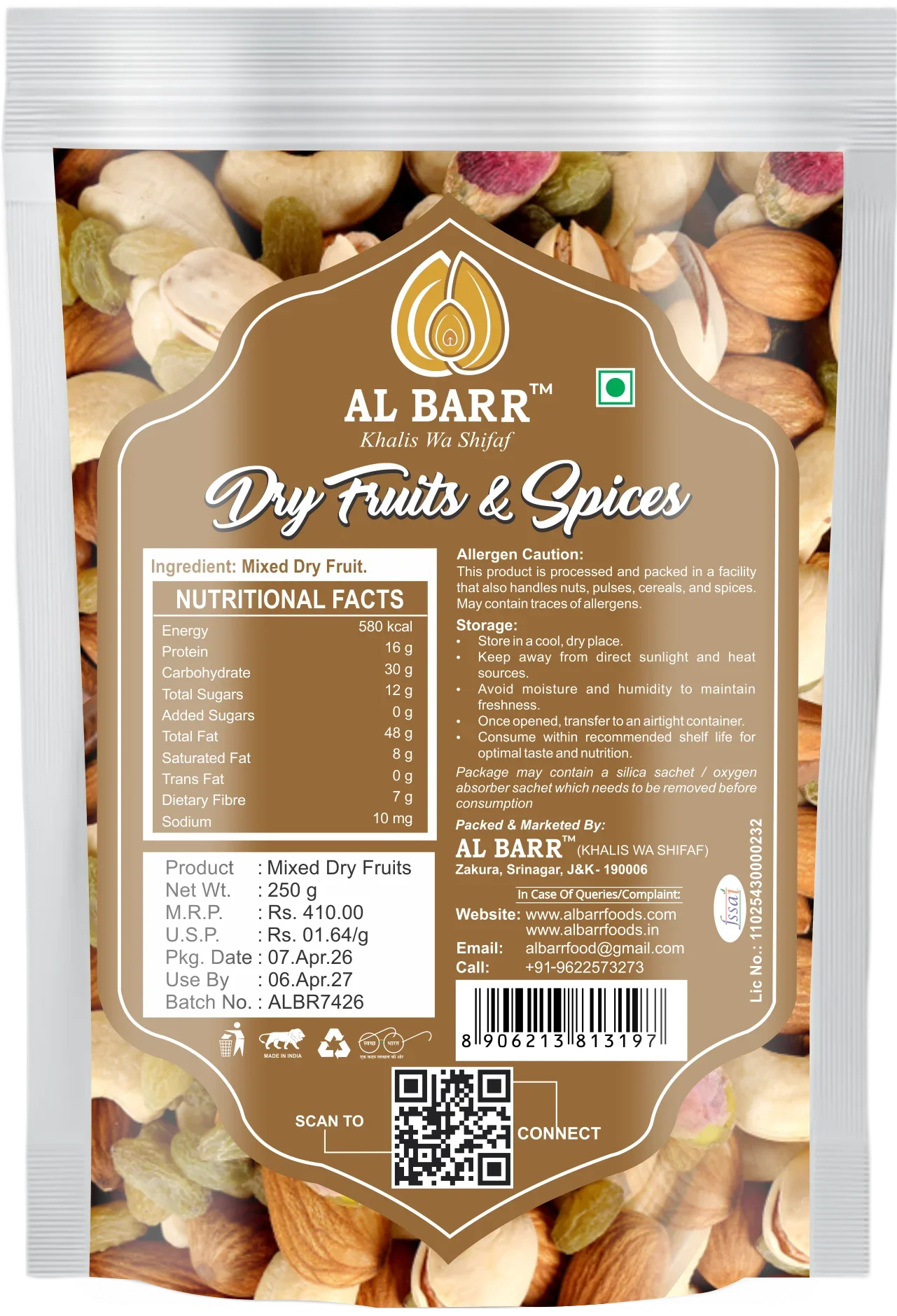 Mixed Dry Fruits - Detail View 4 | Al Barr Kashmir